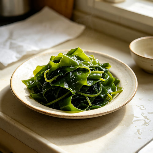 Chilled Fresh Green Seaweed Salad