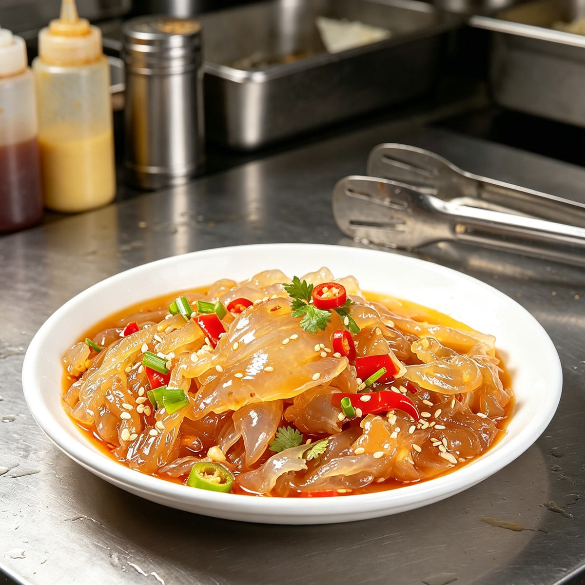 Chilled Jellyfish Salad with Sesame